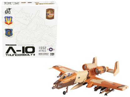 Fairchild Republic A-10C Thunderbolt II Attack Aircraft "917th Tactical Fighter Wing Operation Desert Storm" (1990) United States Air Force 1/144 Diecast Model by JC Wings by JC Wings