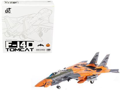 Grumman F-14D Tomcat Fighter Plane Ace Combat "Pumpkin Face" 1/144 Diecast Model by JC Wings by JC Wings