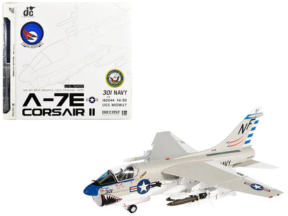 Vought A-7E Corsair II Attack Aircraft "VA-93 Blue Blazers USS Midway" (1979) United States Navy 1/72 Diecast Model by JC Wings by JC Wings
