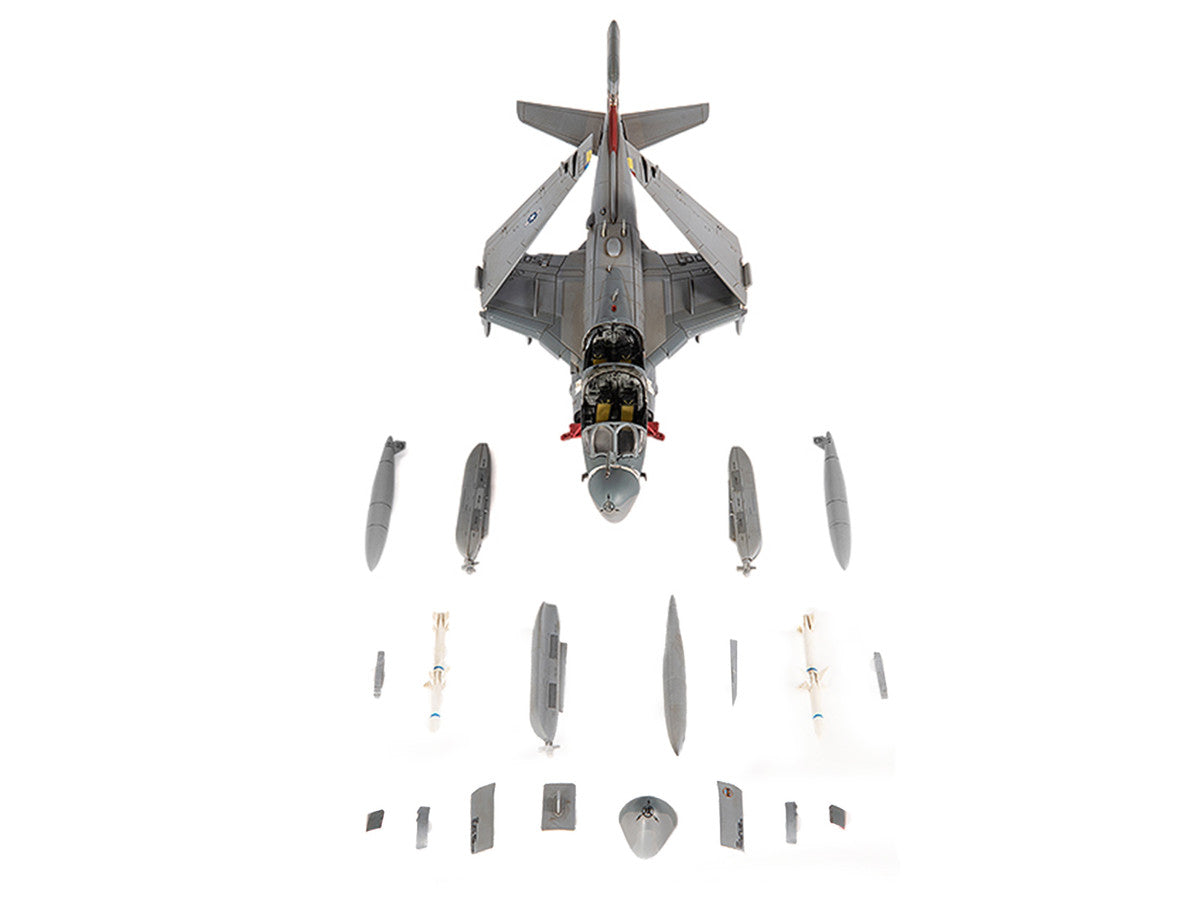Grumman EA-6B Prowler Attack Aircraft "VAQ-136 Gauntlets USS George Washington" (2012) United States Navy 1/72 Diecast Model by JC Wings by JC Wings