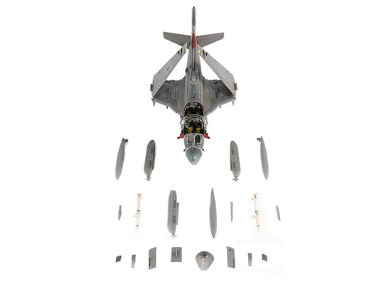 Grumman EA-6B Prowler Attack Aircraft "VAQ-136 Gauntlets USS George Washington" (2012) United States Navy 1/72 Diecast Model by JC Wings by JC Wings