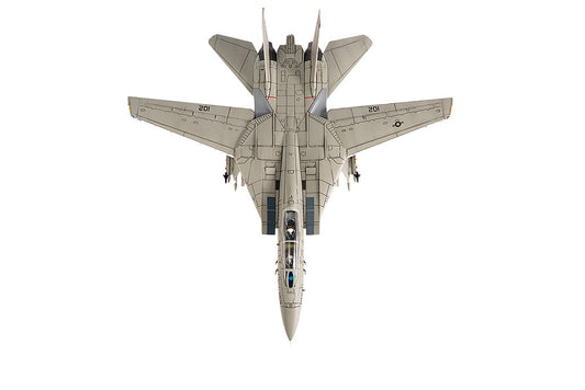 Grumman F-14A Tomcat Fighter Aircraft "VF-41 Black Aces USS Nimitz Gulf of Sidra" (1981) United States Navy 1/72 Diecast Model by JC Wings by JC Wings