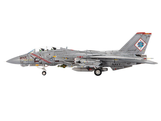 Grumman F-14B Tomcat Fighter Aircraft "VF-102 Diamondbacks Operation Enduring Freedom" (2001) United States Navy 1/72 Diecast Model by JC Wings by JC Wings