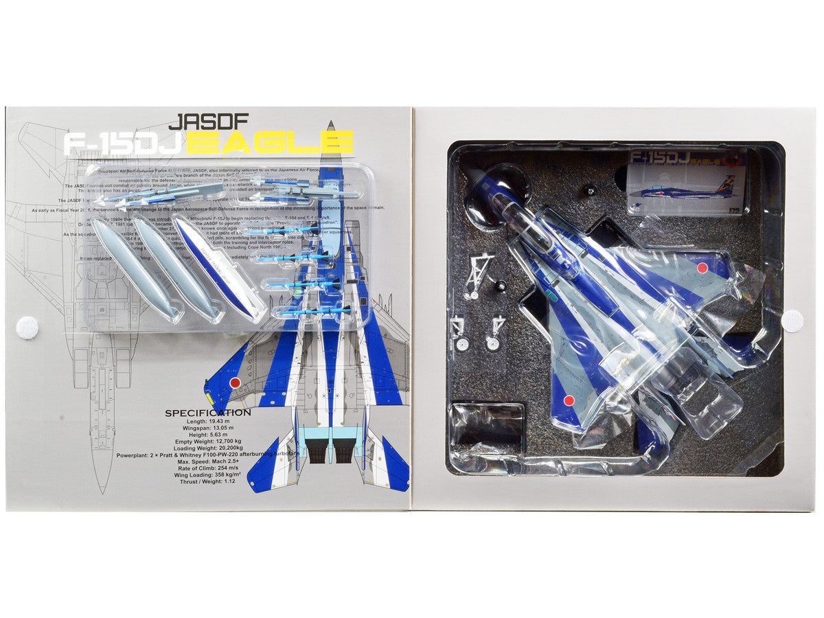 F-15DJ JASDF (Japan Air Self-Defense Force) Eagle Fighter Aircraft "23rd Fighter Training Group 20th Anniversary" with Display Stand Limited Edition to 600 pieces Worldwide 1/72 Diecast Model by JC Wings by JC Wings