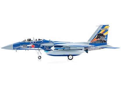 F-15DJ JASDF (Japan Air Self-Defense Force) Eagle Fighter Aircraft "23rd Fighter Training Group 20th Anniversary" with Display Stand Limited Edition to 600 pieces Worldwide 1/72 Diecast Model by JC Wings by JC Wings