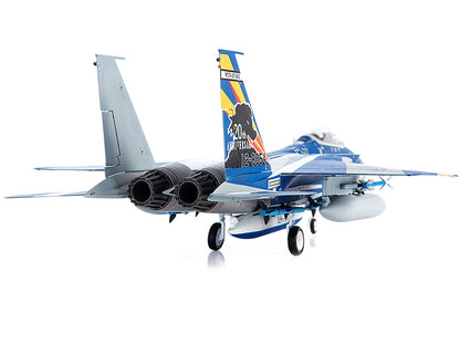 F-15DJ JASDF (Japan Air Self-Defense Force) Eagle Fighter Aircraft "23rd Fighter Training Group 20th Anniversary" with Display Stand Limited Edition to 600 pieces Worldwide 1/72 Diecast Model by JC Wings by JC Wings