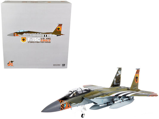 McDonnell Douglas F-15C Eagle Fighter Plane "U.S. ANG 173rd Fighter Wing" (2020) 1/72 Diecast Model by JC Wings by JC Wings