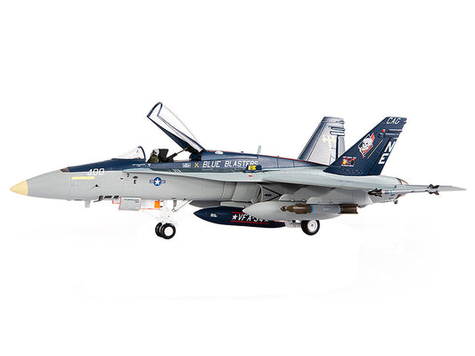 McDonnell Douglas F/A-18C Hornet Aircraft "VFA-34 Blue Blasters USS Carl Vinson Last Cruise" (2018) United States Navy 1/72 Diecast Model by JC Wings by JC Wings