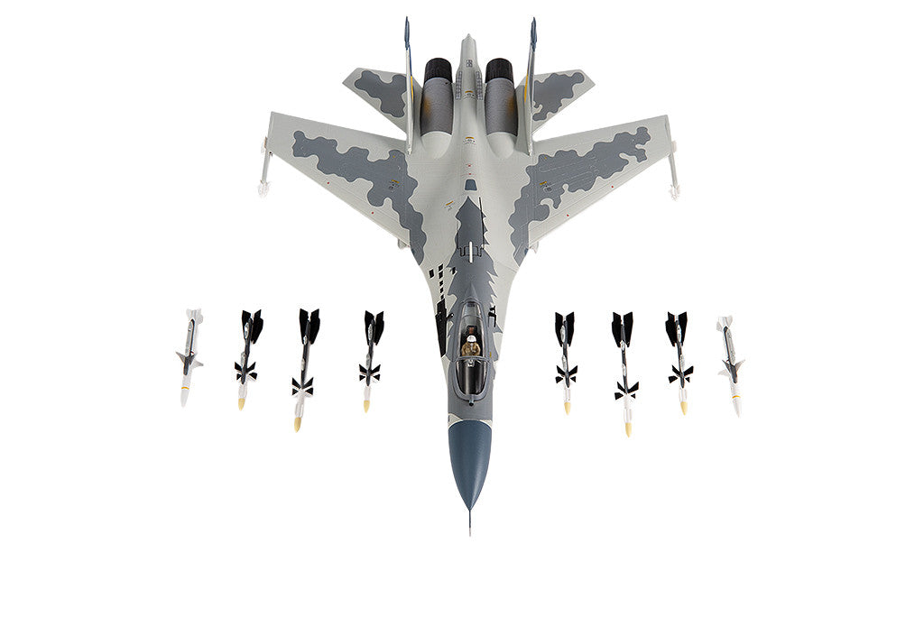 Sukhoi Su-27 Flanker Aircraft "Ukraine War" (2023) Ukrainian Air Forces 1/72 Diecast Model by JC Wings by JC Wings