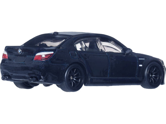 2010 BMW M5 Dark Blue Metallic "Fast & Furious 6" (2013) Movie "Fast & Furious" Series Diecast Model Car by Hot Wheels by Hotwheels