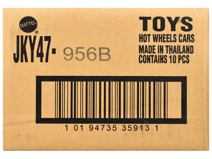"Pantone" 10 piece Set B "Silver Series" Diecast Model Cars by Hot Wheels-0
