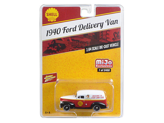 1940 Ford Delivery Van "Shell" 1/64 Diecast Model Car by Johnny Lightning by Johnny Lightning