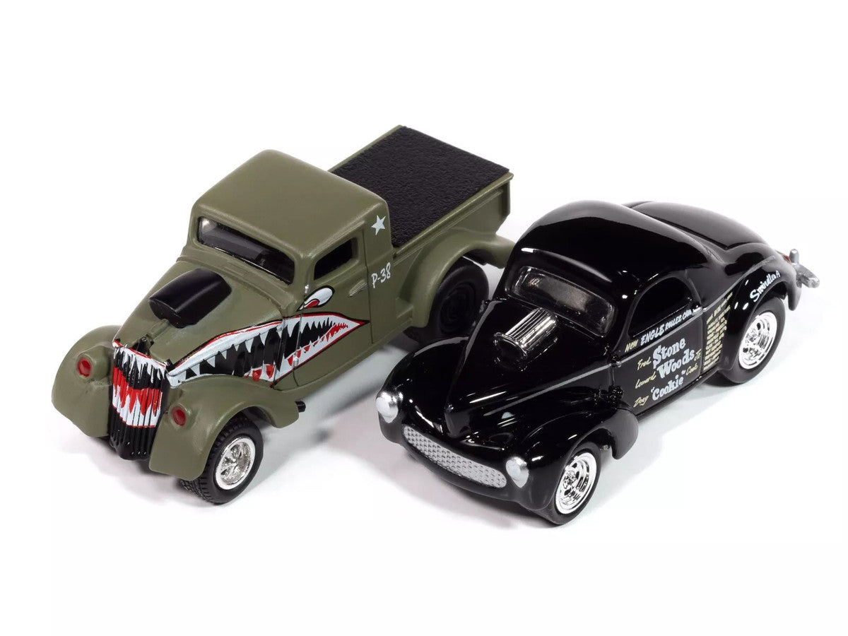 Johnny Lightning "2-Packs" 2024 Release 1 Set B of 6 pieces 1/64 Diecast Model Cars by Johnny Lightning by Johnny Lightning