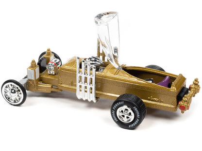 Barris Drag-U-La "The Munsters" "Trivia Pursuit" with Poker Chip Collector's Token and Game Card "Pop Culture" 2022 Release 3 1/64 Diecast Model Car by Johnny Lightning by Johnny Lightning