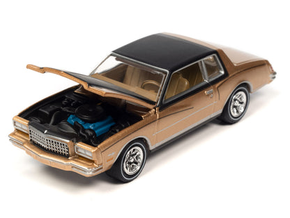 1980 Chevrolet Monte Carlo Light Camel Gold Metallic with Black Top and Hood Limited Edition to 3484 pieces Worldwide "OK Used Cars" 2023 Series 1/64 Diecast Model Car by Johnny Lightning by Johnny Lightning