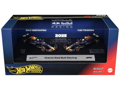 "Oracle Red Bull Racing" Formula One F1 World Championship (2025) 2 Piece Set Diecast Model Cars by Hot Wheels by Hotwheels