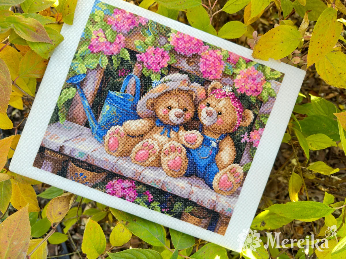 Garden Friends Counted Cross Stitch Kit by Merejka K-265