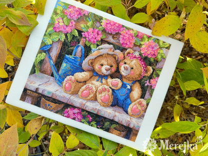 Garden Friends Counted Cross Stitch Kit by Merejka K-265