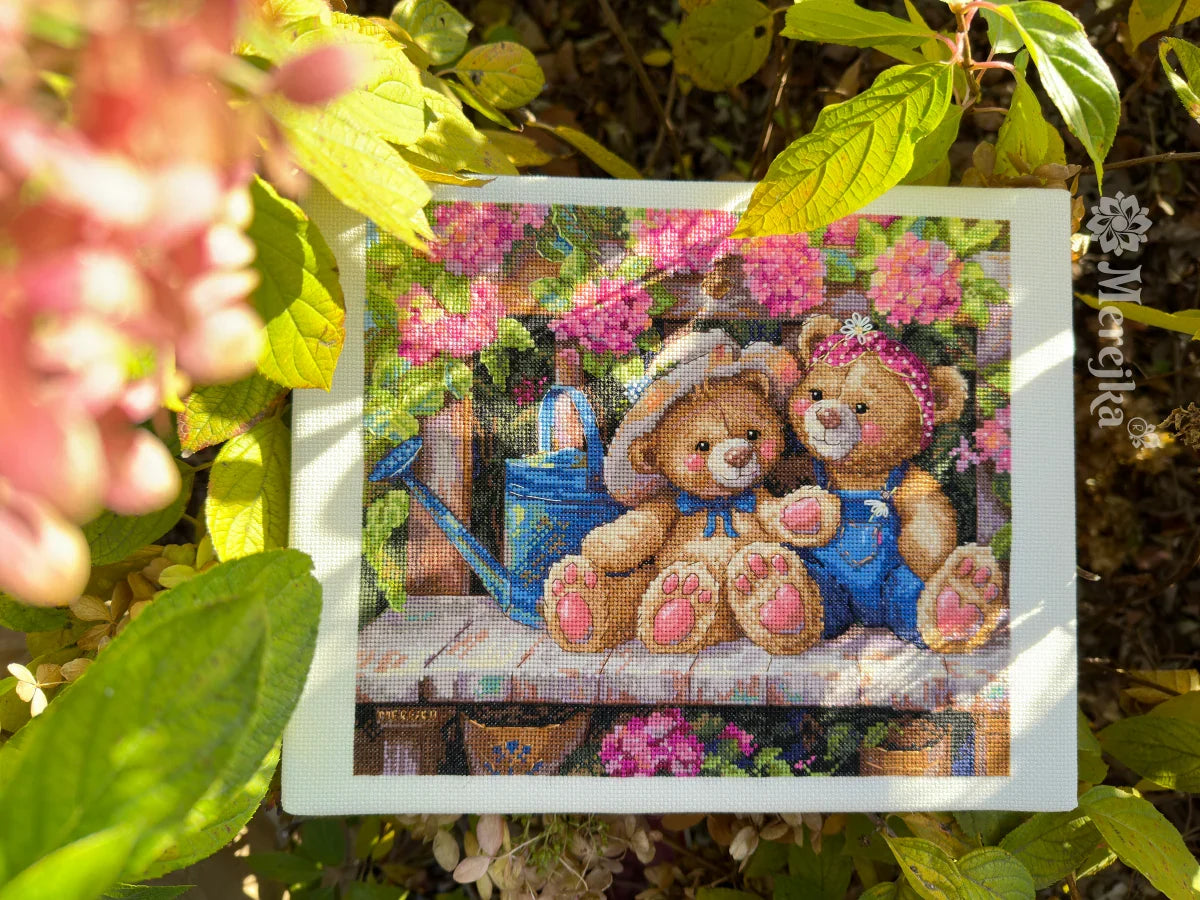 Garden Friends Counted Cross Stitch Kit by Merejka K-265