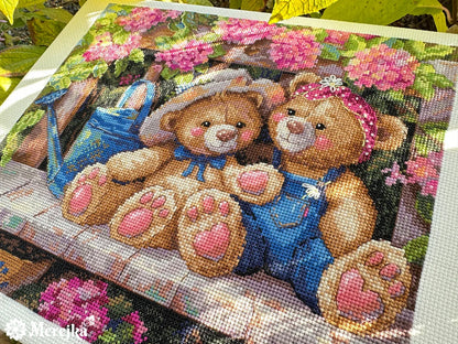 Garden Friends Counted Cross Stitch Kit by Merejka K-265