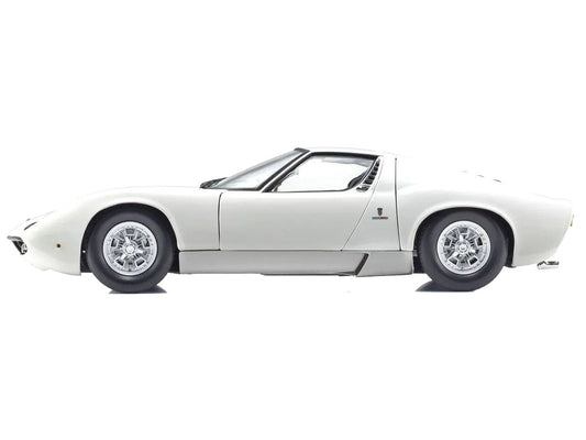 Lamborghini Miura P 400 White 1/18 Diecast Model Car by Kyosho by Kyosho