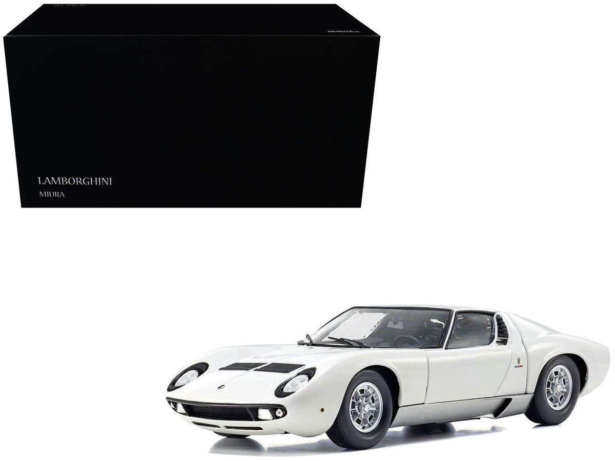 Lamborghini Miura P 400 White 1/18 Diecast Model Car by Kyosho by Kyosho