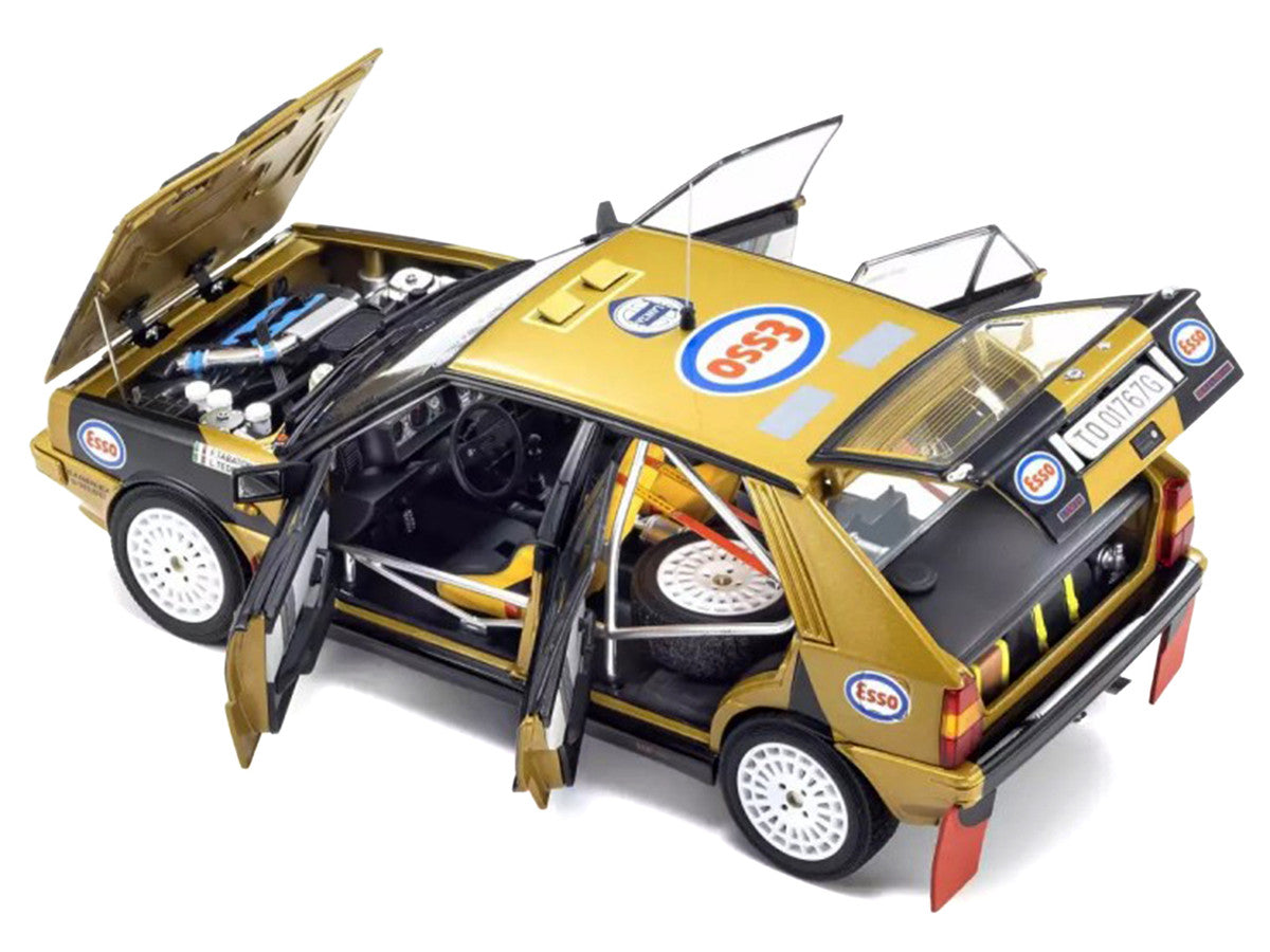 Lancia Delta HF 4WD #1 Fabrizio Tabaton - Luciano Tedeschini Winner "Rally Piancavallo" (1987) 1/18 Diecast Model Car by Kyosho by Kyosho