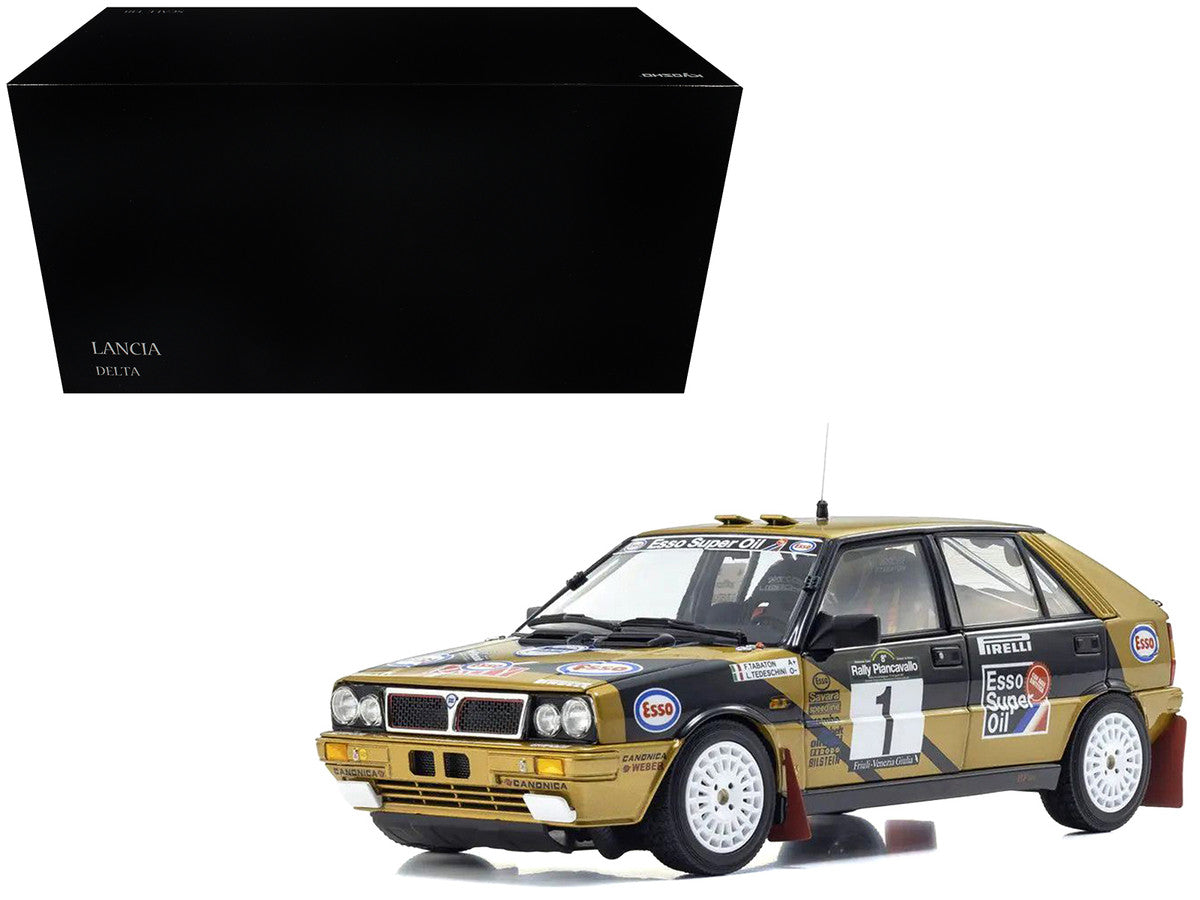 Lancia Delta HF 4WD #1 Fabrizio Tabaton - Luciano Tedeschini Winner "Rally Piancavallo" (1987) 1/18 Diecast Model Car by Kyosho by Kyosho