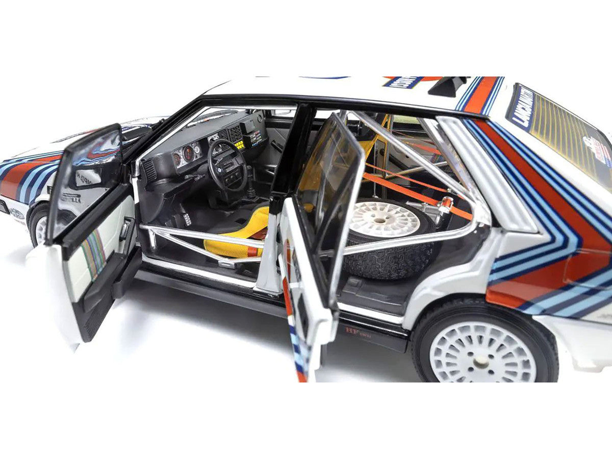 Lancia Delta HF 4WD #3 Juha Kankkunen - Juha Piironen "Martini Racing" Winner "Olympus Rally" (1987) 1/18 Diecast Model Car by Kyosho by Kyosho