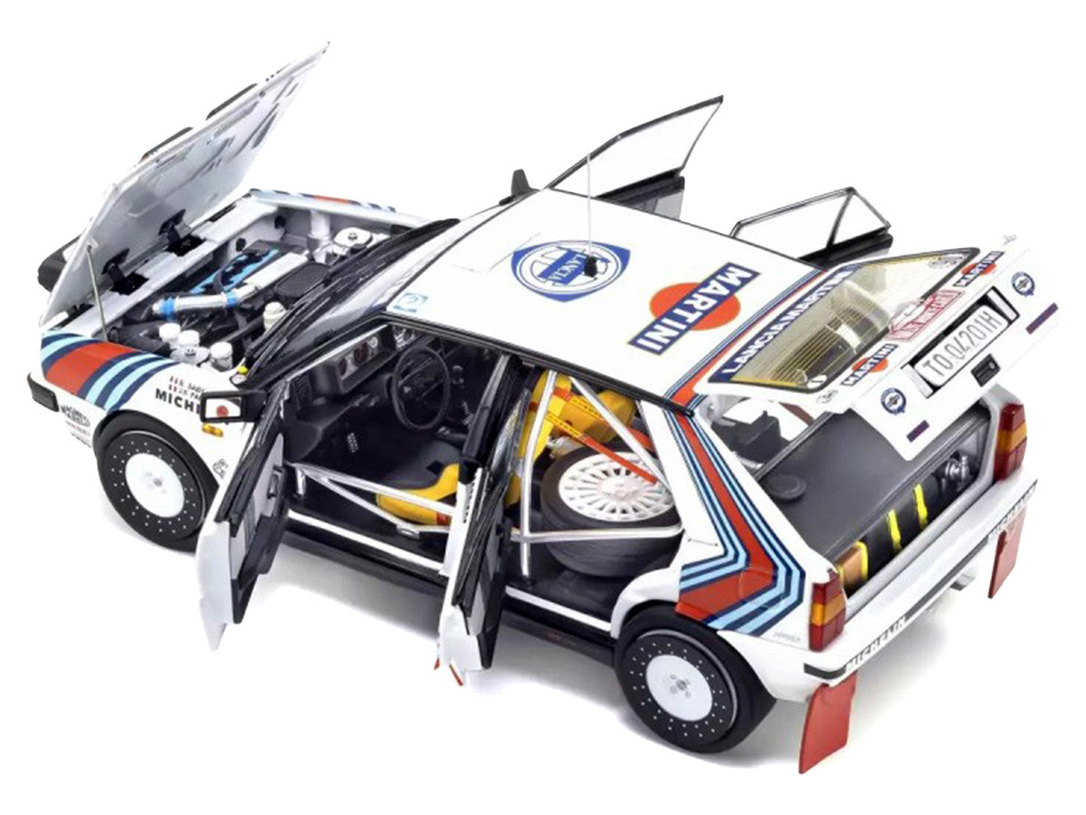 Lancia Delta HF 4WD #3 Bruno Saby - Jean-Francois Fauchille "Martini Racing" Winner "Rally Monte Carlo" (1988) 1/18 Diecast Model Car by Kyosho by Kyosho