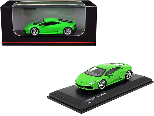Lamborghini Huracan Coupe Bright Green 1/64 Diecast Model Car by Kyosho by Kyosho