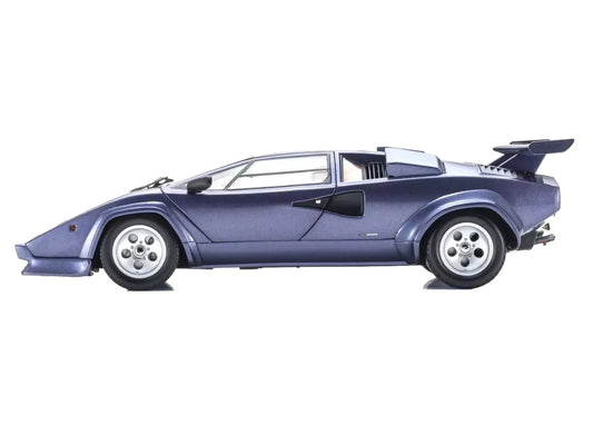 Lamborghini Countach LP 5000 Quattrovalvole Dark Blue Metallic 1/18 Diecast Model Car by Kyosho by Kyosho