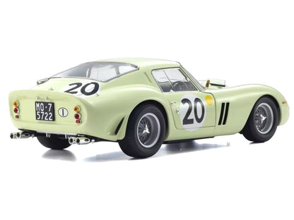 Ferrari 250 GTO #20 Innes Ireland - Masten Gregory "24 Hours of Le Mans" (1962) 1/18 Diecast Model Car by Kyosho by Kyosho