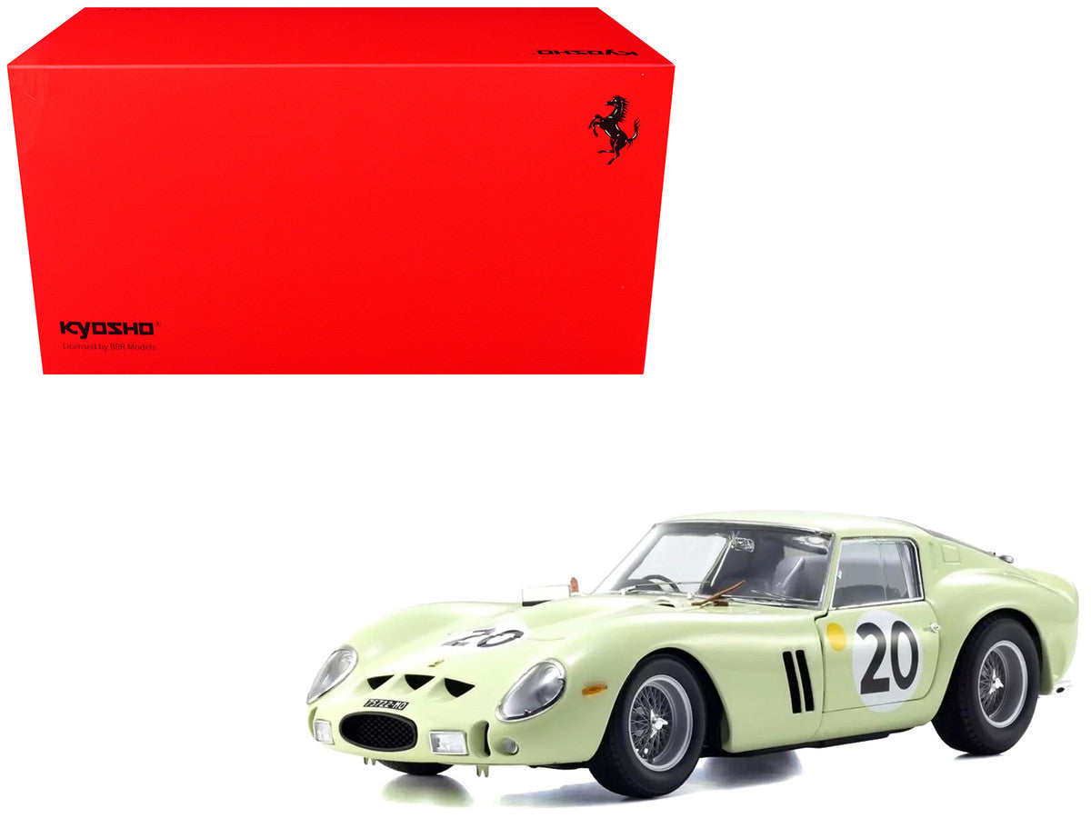 Ferrari 250 GTO #20 Innes Ireland - Masten Gregory "24 Hours of Le Mans" (1962) 1/18 Diecast Model Car by Kyosho by Kyosho