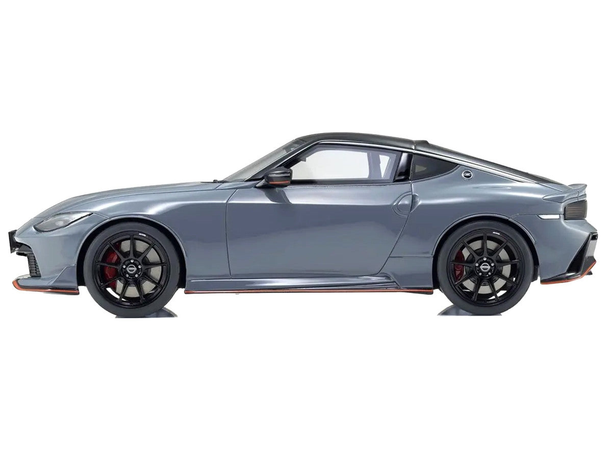Nissan Fairlady Z NISMO RHD (Right Hand Drive) Gray with Black Top 1/18 Model Car by Kyosho by Kyosho