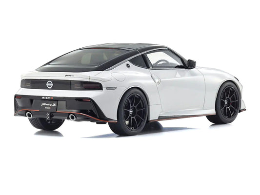 Nissan Fairlady Z NISMO RHD (Right Hand Drive) White with Black Top 1/18 Model Car by Kyosho by Kyosho