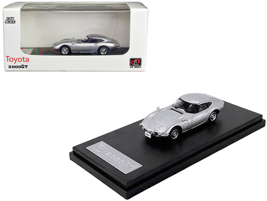 Toyota 2000GT RHD (Right Hand Drive) Silver Metallic 1/64 Diecast Model Car by LCD Models by LCD Models