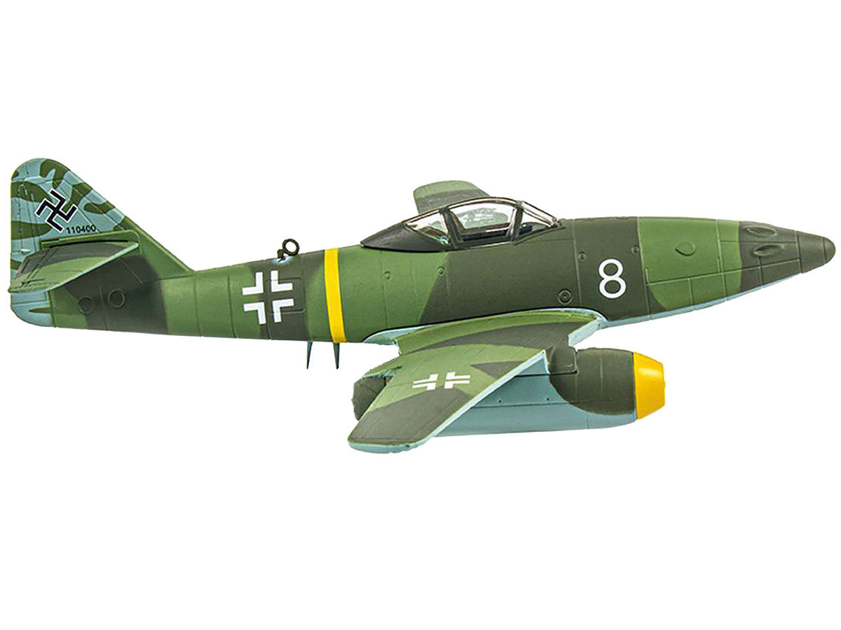 Messerschmitt Me 262 Fighter Aircraft "White 8 258 aerial victory ace Walter Nowotny Kommando Nowotny Germany" (1944) German Luftwaffe 1/72 Diecast Model Airplane by Luppa by Luppa