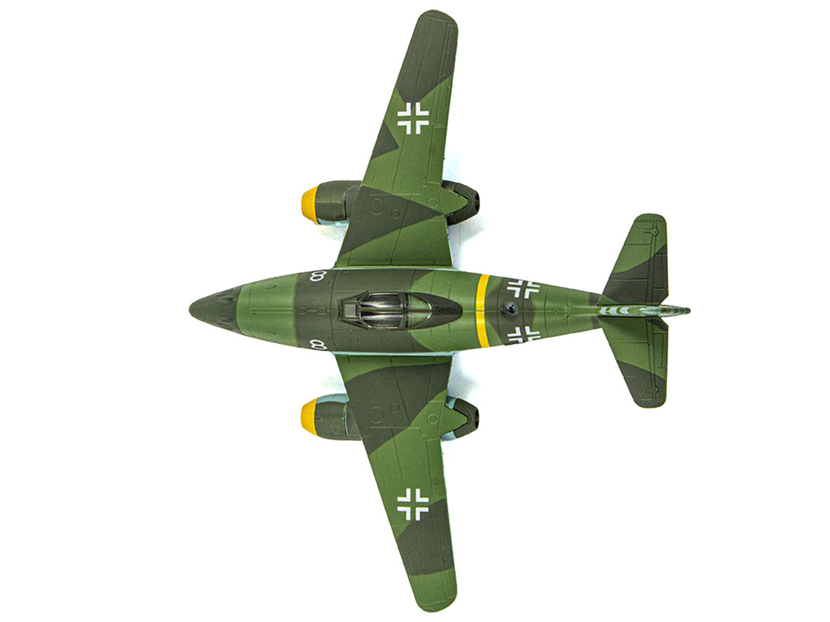 Messerschmitt Me 262 Fighter Aircraft "White 8 258 aerial victory ace Walter Nowotny Kommando Nowotny Germany" (1944) German Luftwaffe 1/72 Diecast Model Airplane by Luppa by Luppa