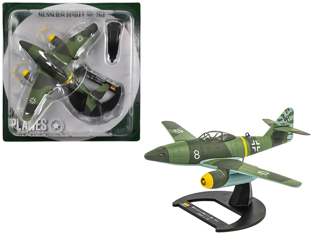 Messerschmitt Me 262 Fighter Aircraft "White 8 258 aerial victory ace Walter Nowotny Kommando Nowotny Germany" (1944) German Luftwaffe 1/72 Diecast Model Airplane by Luppa by Luppa
