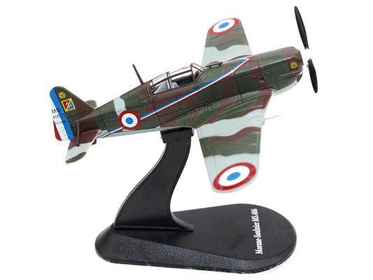 Morane-Saulnier MS.406 Fighter Aircraft "3/4 Escadrille GC II/3" Armee de l'Air (French Air Force) (1940) "Planes of World War II" Series 1/72 Diecast Model Airplane by Luppa by Luppa