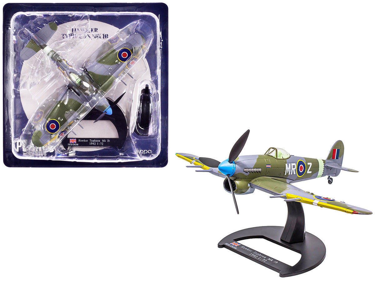 Hawker Typhoon Mk IB Fighter-Bomber Aircraft "No. 245 (Northern Rhodesian) Squadron" Royal Air Force (1942) "Planes of World War II" Series 1/72 Diecast Model Airplane by Luppa by Luppa