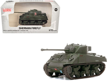 Sherman Firefly Mk.VC Medium Tank "Carole C Squadron 13th/18th Royal Hussars (Queen Mary’s Own) 27th Armoured Brigade Normandy" (1944) British Army 1/72 Diecast Model by Legion by Legion