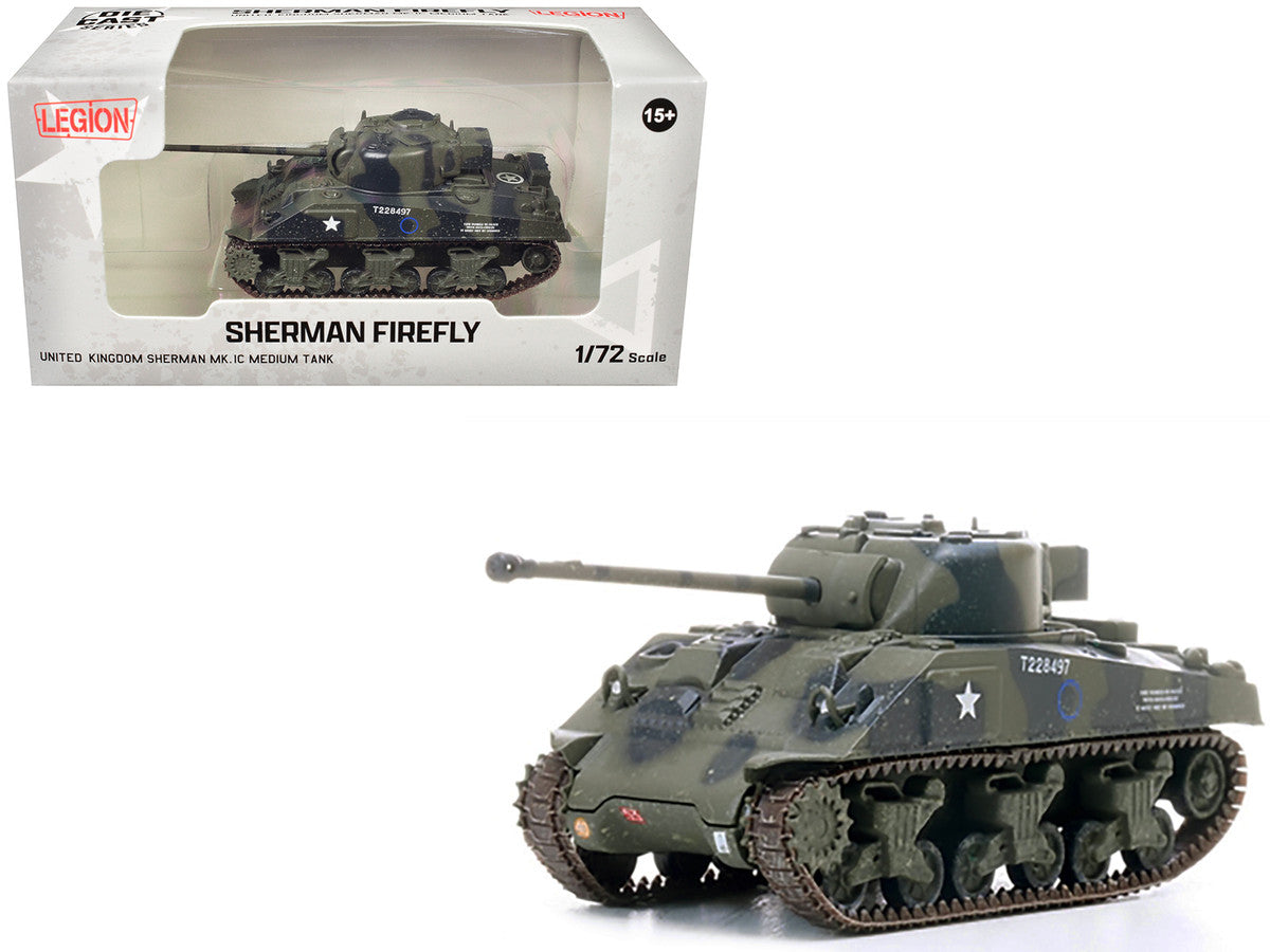 Sherman Firefly Mk.VC Medium Tank "Polish 1st Armoured Division Black Devils Battle of Falaise France" (1944) Polish Armed Forces in the West 1/72 Diecast Model by Legion by Legion