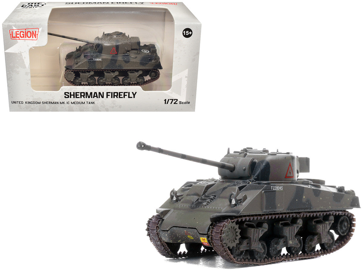 Sherman Firefly Mk.VC Medium Tank "A Squadron 4th/7th Royal Dragoon Guards 8th Armoured Brigade Normandy" (1944) British Army 1/72 Diecast Model by Legion by Legion