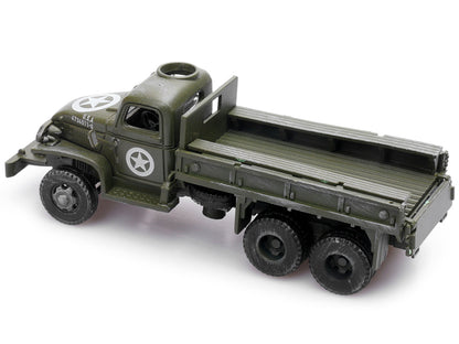 GMC CCKW 353 Truck With Mounted Gun Olive Drab "4734511-S" US Army World War II 1/72 Diecast Model by Legion by Legion