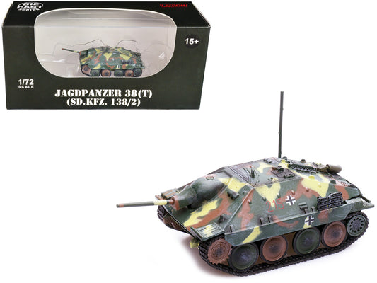 Jagdpanzer 38(T) SD.Kfz. 138/2 Hetzer Tank Destroyer Camouflage "German Army World War II" 1/72 Diecast Model by Legion by Legion