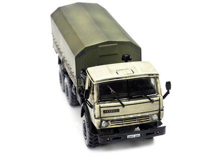 Kamaz 4310 Transport Truck Beige (Weathered) "United Nations" 1/72 Diecast Model by Legion by Legion