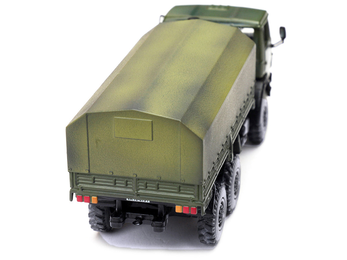 Kamaz 4310 Transport Truck Green (Weathered) "Ukrainian Ground Forces" 1/72 Diecast Model by Legion by Legion