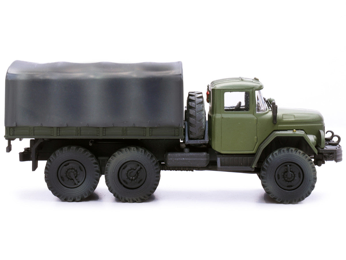 ZIL 131 Cargo Truck Green with White Stripes "Ukrainian Ground Forces" 1/72 Diecast Model by Legion by Legion